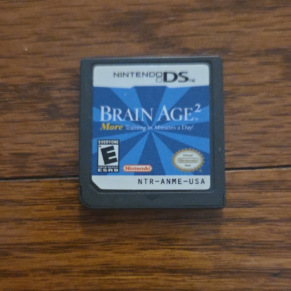 Nintendo DS Brain Age 2 Game Cartridge - Black